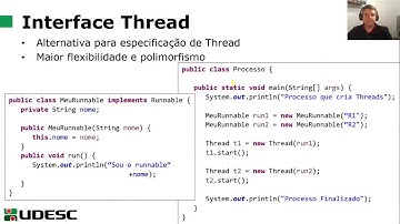 Programação Concorrente: Exemplo de implementação de threads em Java realizando Interface Runnable