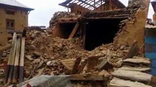 [Nepal Earthquake 2015] Damaged  houses in bimere-9 , kavre,Nepal