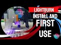 LightBurn install and first use X-Carve/Opt Lasers