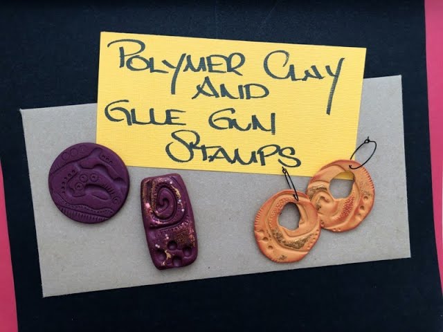 Polymer clay stamps ideas. #polymer #clay #stamps i#nspiration #flower  #techniques