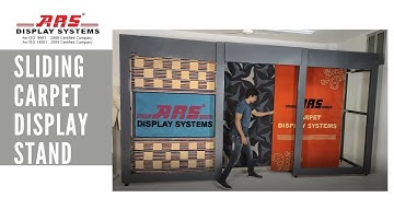 Carpet Sliding Display Stand - ARS Display Contact+919415202280