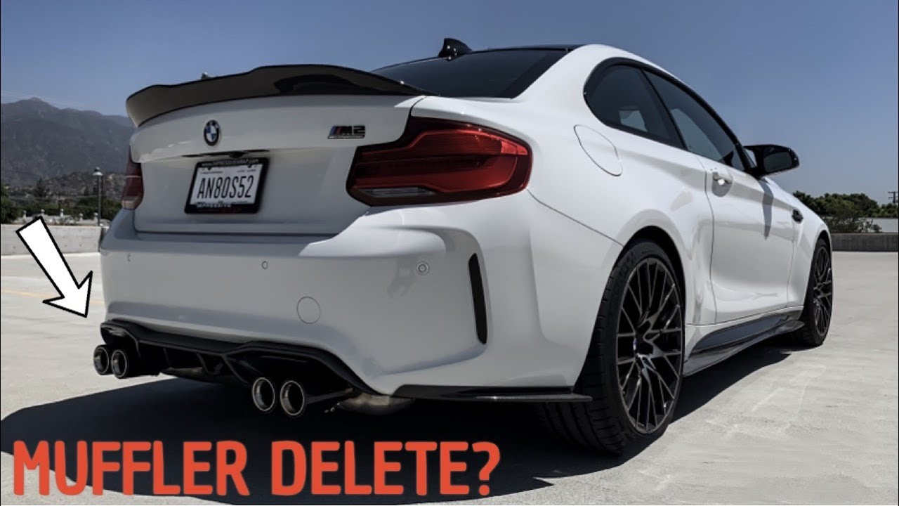 Made My S55 M2 Competition Louder Secondary Cat Delete Carbon Fiber Tips Youtube