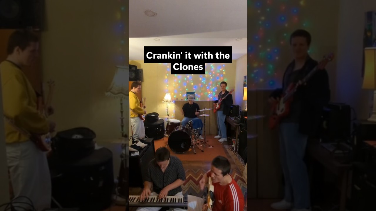 Let me introduce you to my Clone Army #indiealternative #spotifymusic #onemanband #indierock