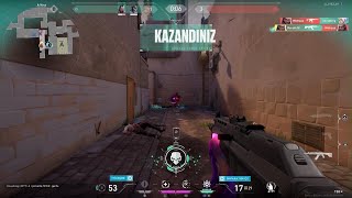 Valorant 1 Vs 4 Reyna Ile Burak Baba Show