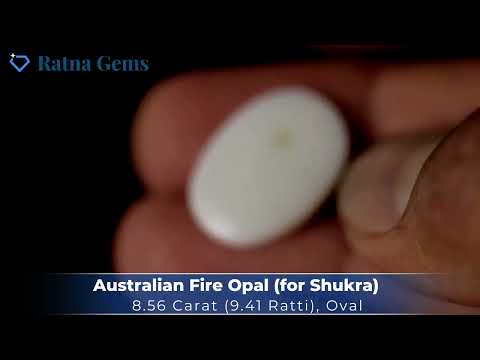 Product Video for: Australian Fire Opal 8.56 Carat (9.41 Ratti)