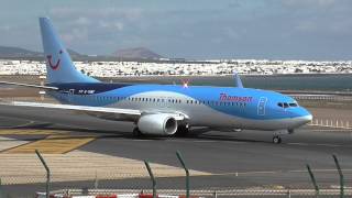 Busy 23 Minutes At Lanzarote Airport 28/12/14 HD Busy 23 Minutes At Lanzarote Airport 28/12/14 HD