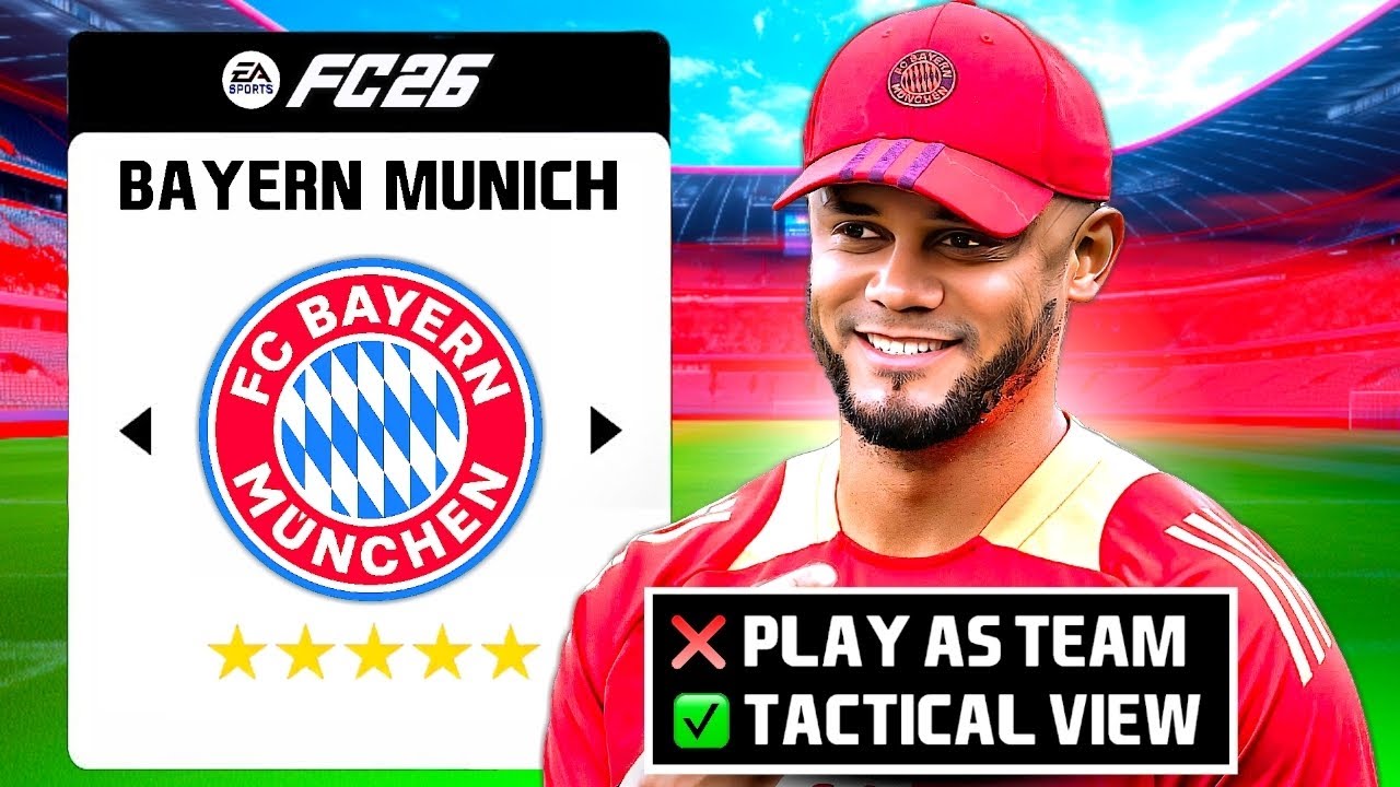 I Manage Bayern Munich with TACTICAL VIEW Only...