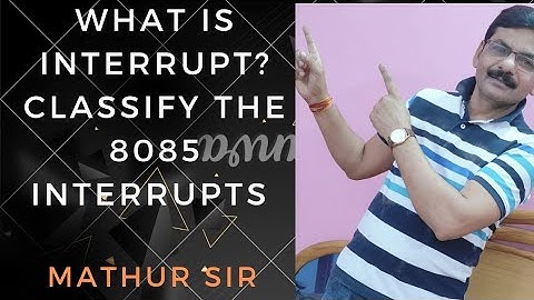 L-19 | Interrupts in 8085 Microprocessor in hindi | Classification of 8085 interrupts
