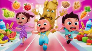 Minikler için Sağlıklı Alışkanlıklar Şarkısı 🍌🍏 Mini Mini Kids Eğitici Çizgi Filmler 🎶