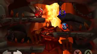 Muffin Knight : Collected 1 muffins in Level Lava Land screenshot 4