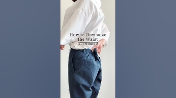✨How to Downsize the Waist on Pants (Feat. a Pleat)✨
