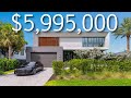 INSIDE A $5,995,000 LUXURY MODERN MIAMI WATERFRONT HOME!! SOUTH FLORIDA LUXURY HOME TOUR