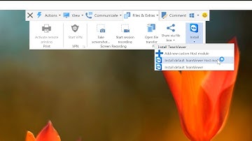 TeamViewer 11 - Remotely Install Host Module