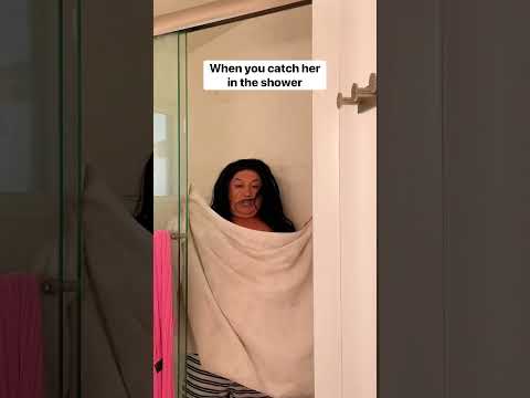 When she takes a shower #comedy #funnycomedy #evaandjavier #viral