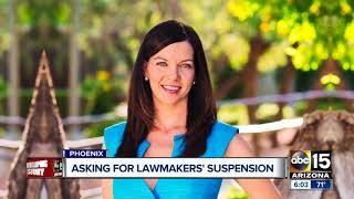 Some Arizona lawmakers are asking for sexual assault accusers to also be suspended
