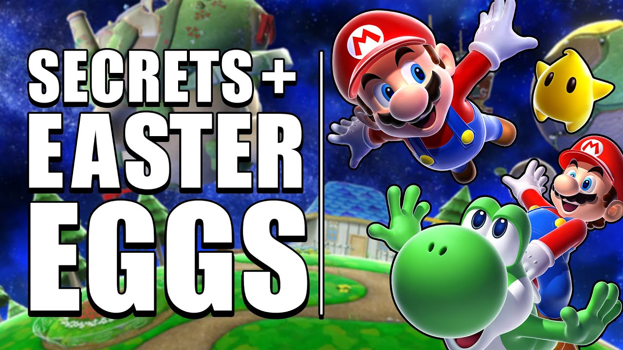 Пасхальные яйца Super Mario Galaxy 1 и 2!