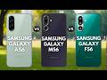 Samsung Galaxy A56 Vs Galaxy M56 Vs Galaxy F56 | Specs Comparison