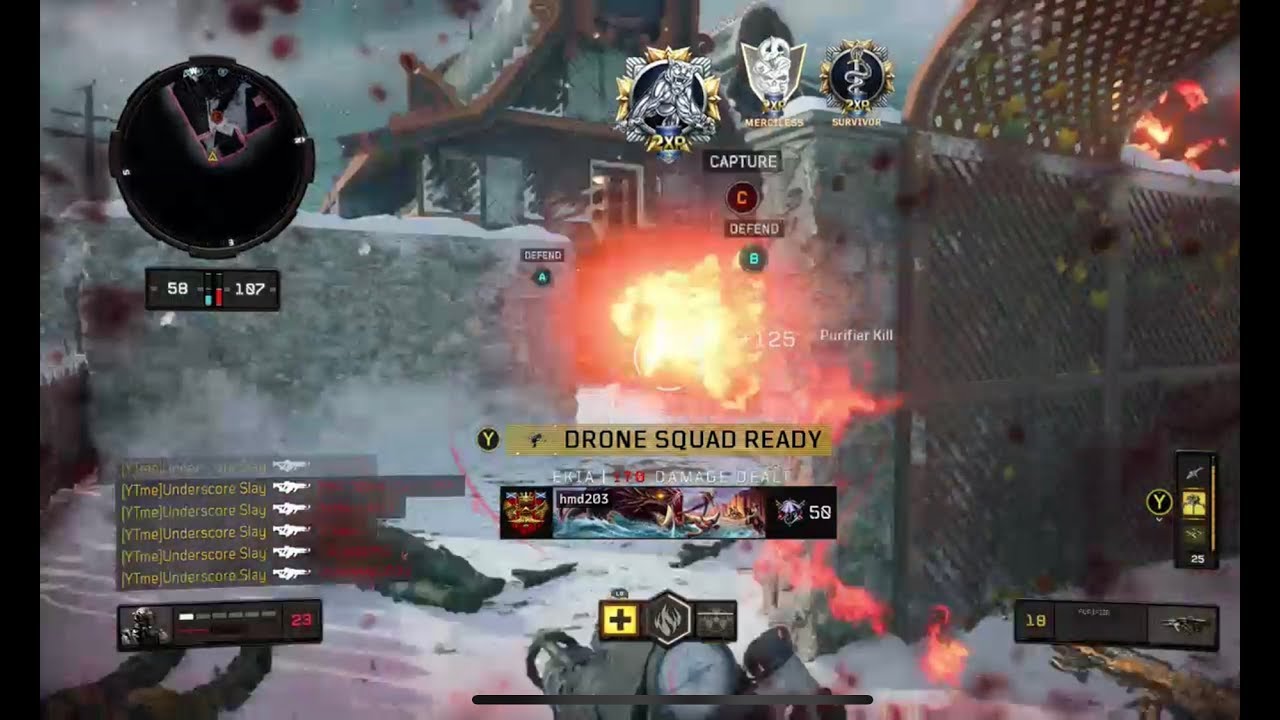 BO4 INSANE PURIFIER KILLFEED (CHAIN KILL) @TommyT999