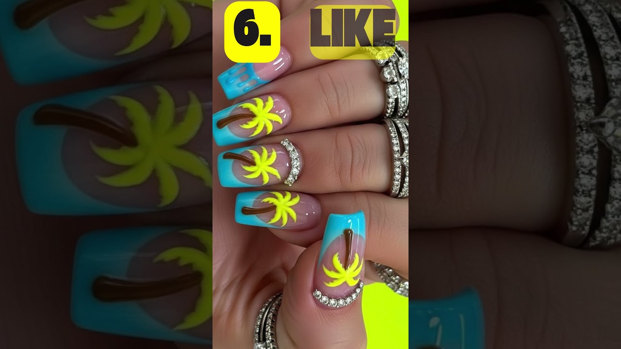 🔥 Our Top 8 Hottest 3D Palm Tree Nails | Summer 2025 Editor's Picks | Hauser's Nail Art