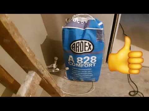 Spachteln mit Ardex 828 Comfort - YouTube