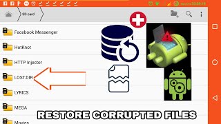 Lost.dir Corrupted File Fixed