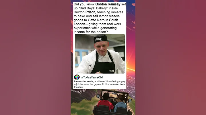 Did you know… Gordon Ramsay launched a real bakery inside a London prison? #Shorts