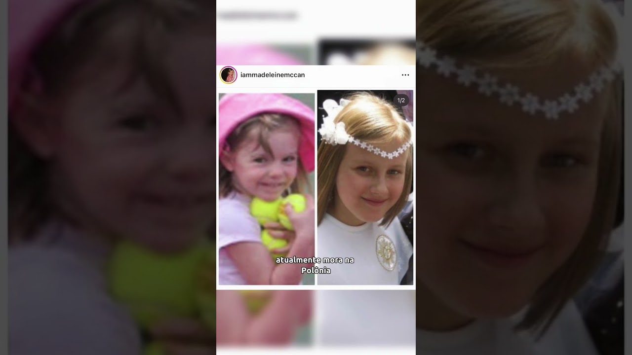 MADELEINE MCCANN: JOVEM DIZ SER A GAROTA DESAPARECIDA | #shorts