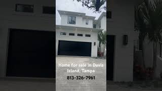 Waterfront home for sale in Davis Island, Tampa. 813~326~7961 #realestate #tamparealtor #tampa #fl