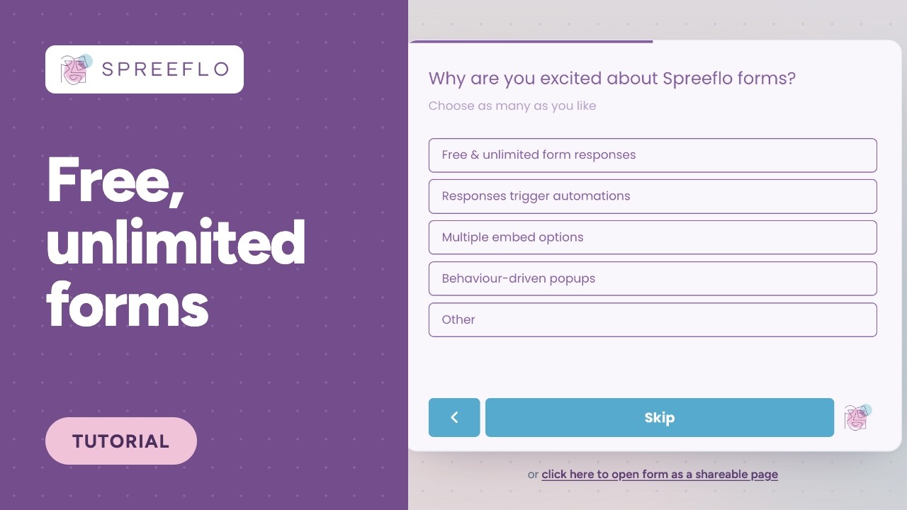 Collect signups with forms