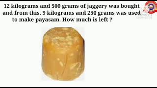 Standard 3 Mathematics Lesson - 10 Measuring Weights Part - 6