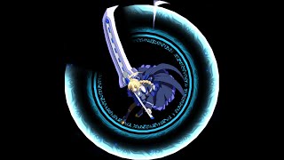 Making some dumb, impractical combos out of Es' trial 5N [BBCF]