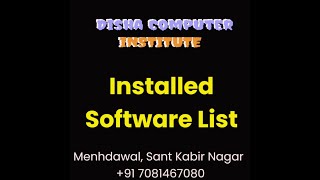 #Installed Application Software And Fonts# screenshot 2