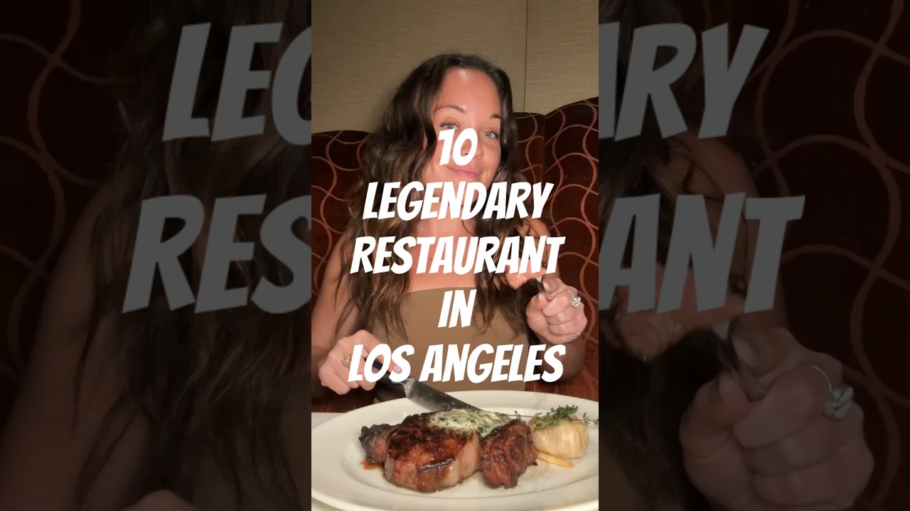 Here are 10 of our favorite iconic LA eateries 🥩🍸