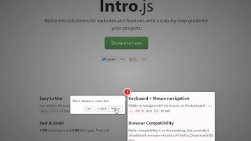 Intro.js Visual Demonstration (jQuery)