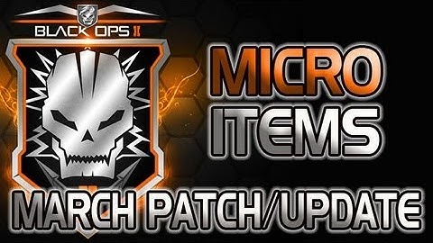 Black Ops 2: New Micro Items DLC Bacon Skin and 100 Custom Classes