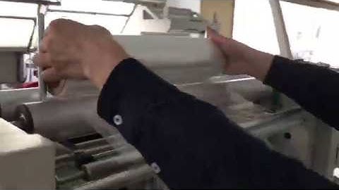 How to install film of automatic L bar sealer (part one)