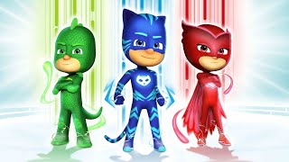 PJ MASKS MOONLIGHT HEROES!! VIDEO GAME CATBOY VS GEKKO VS OWLETTE screenshot 4