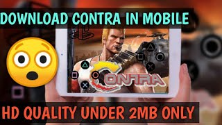 How To Download Contra In Android | Hd high Graphics Under 2Mb only 😲 | screenshot 2