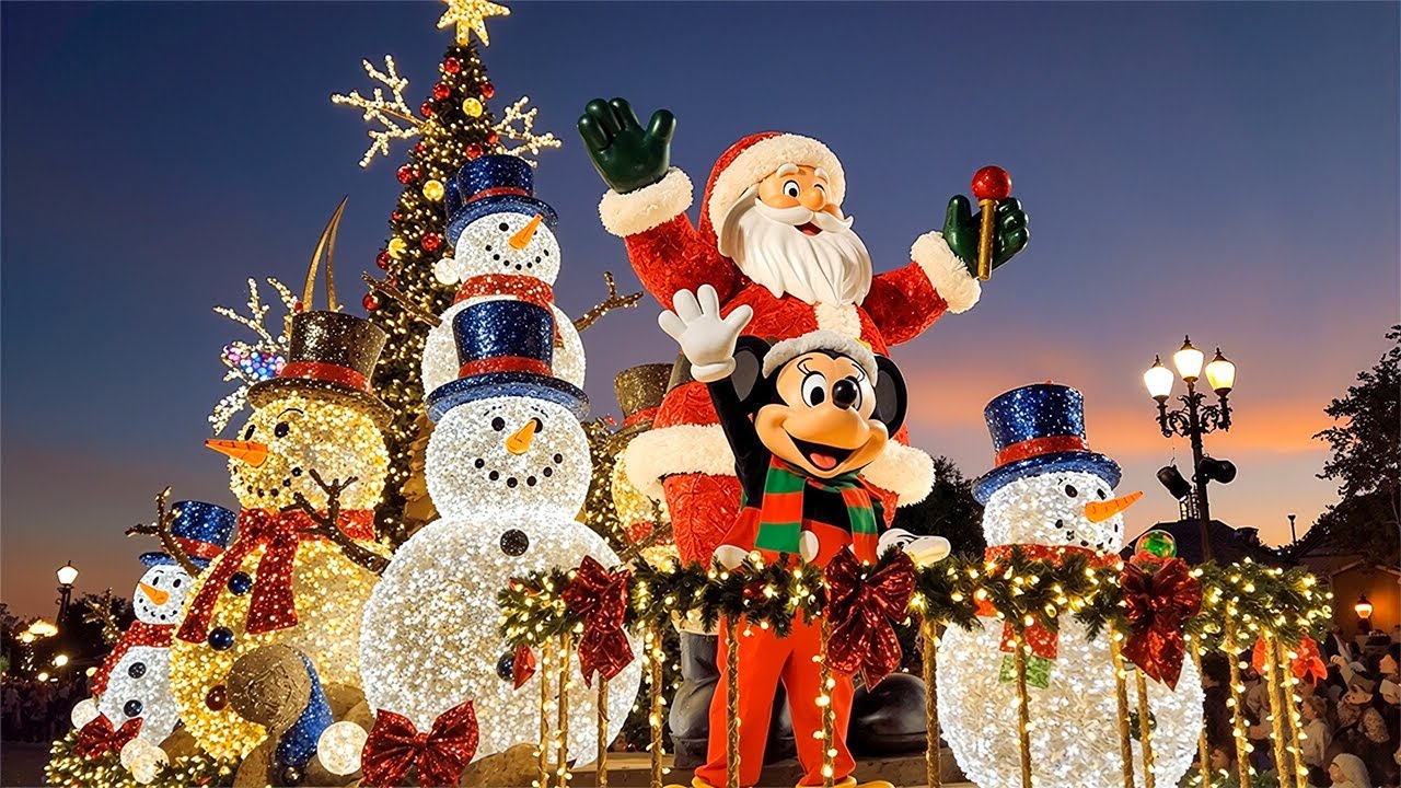 Magic Kingdom Christmas 2025 🎄 Full Holiday Parade & Music Shows | Walt Disney World [4K POV]