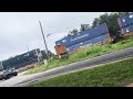 Northbound Union Pacific intermodal train at fm 1626 in South Austin Texas on 6/18/26