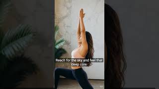 AI Yoga Muse | Strength, Balance &amp; Inner Glow (performing Low Lunge Pose :- Anjaneyasana)