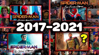 ALL Trailers of Marvel&#39;s SPIDERMAN (No Way Home, Far from Home, Homecoming) 2017-2021