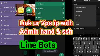 How to Link your Vps ip in Admin hand & JuicesSSH -  Line Self bot screenshot 5