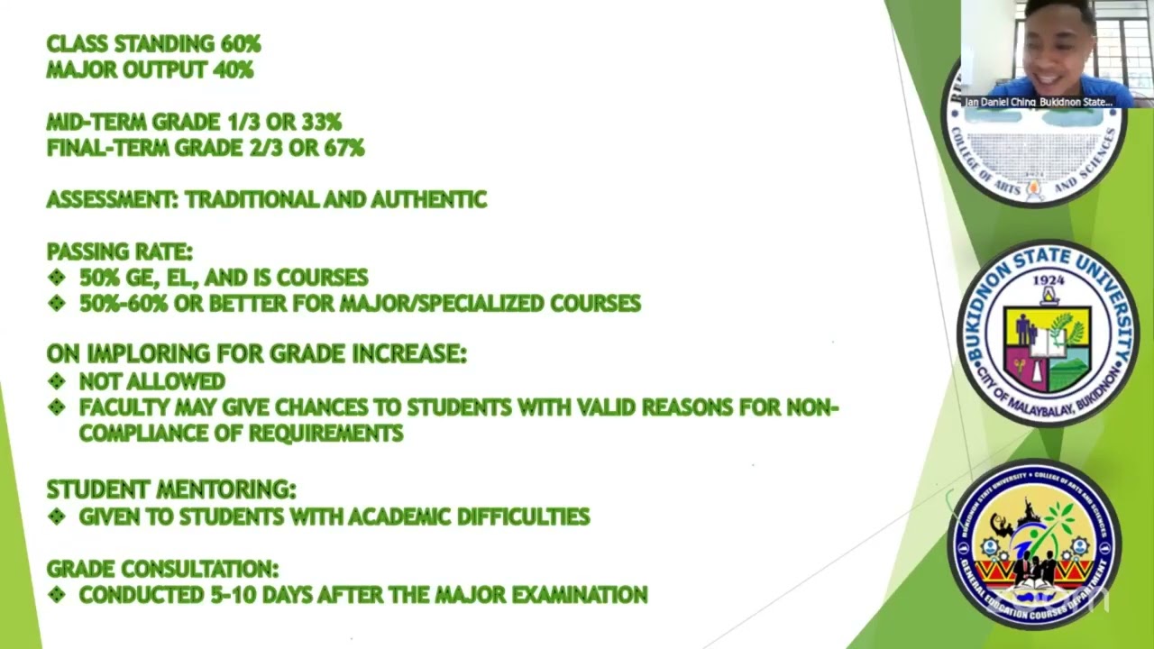 college academic policies