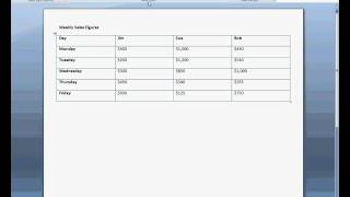 How to use built-in  table styles in Microsoft Word 2007