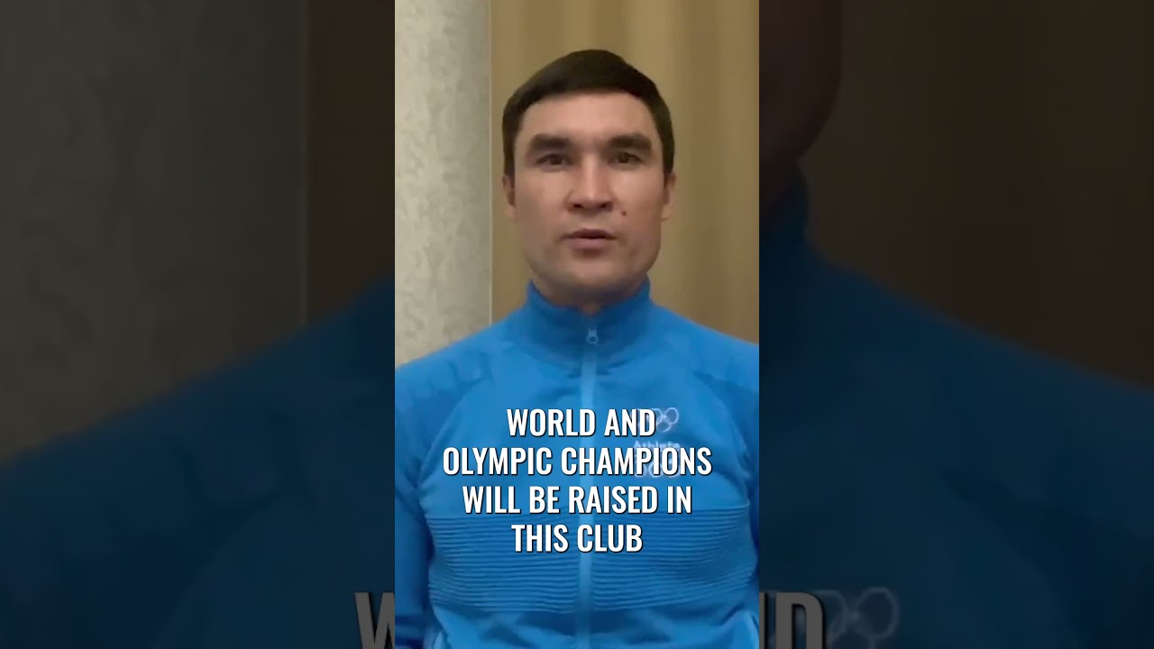 Serik Sapiyev congratulates Champ Belts on the Grand Opening in Dubai 