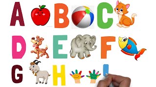 [compilation]a to z alphabets |abcd learning| coloring and drwaing abc for kids |ABC song,123 part 1