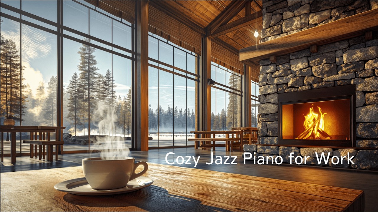 Cozy Cafe Jazz Piano 2.5h☕ Slow Background Music for Work & Study｜作業用BGM・集中できるカフェジャズ