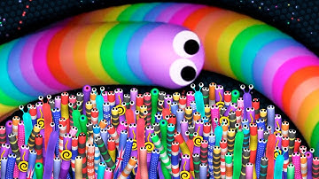 100,000 SCORE SLITHERIO SNAKE VS 978679 A.I. SNAKES ( Epic Slither.io Gameplay )