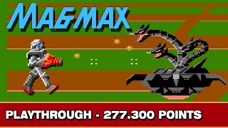 MagMax Gameplay - NES / Famicom (277.300 Points)
